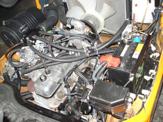 Электрическая схема газовых погрузчиков.