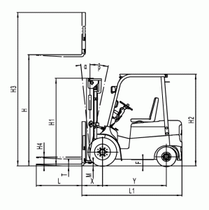 схема погрузчика Baoli
