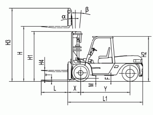 Схема погрузчика Baoli