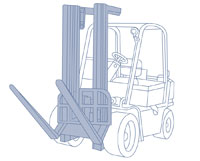 Вилы для погрузчиков.