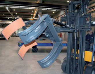 Захват для бочек на вилочный погрузчик в Москве