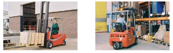 Погрузчики BT в действии.