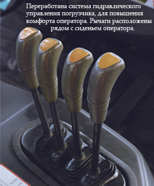 Рычаги управления на погрузчиках Baoli.